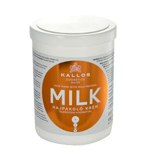 Kallos, Milk, maska mleczna do włosów z proteinami mlecznymi, 1000 ml Kallos