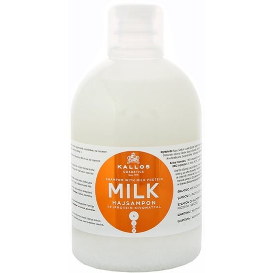 Kallos, Milk, szampon z wyciągiem z proteiny mlecznej, 1000 ml Kallos