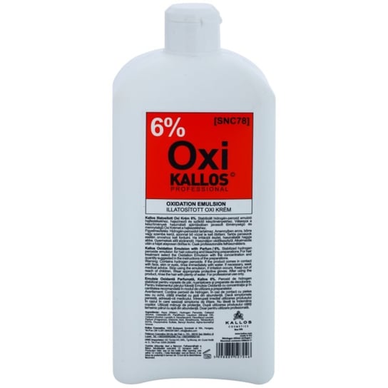 Kallos Oxi, Utleniacz W Kremie 6% Do Profesjonalnego Użytku, 1000 Ml KALLOS COSMETICS