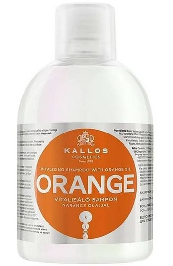 Kallos, Rewitalizujący szampon do włosów z olejkiem pomarańczowym, 1L Kallos
