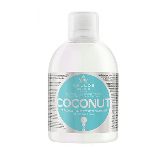 Kallos, szampon odżywczo-wzmacniający do włosów Coconut, 1000 ml Kallos