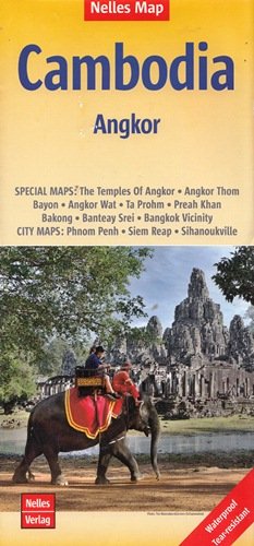 Kambodża. Angkor. Mapa 1:1 500 000 Opracowanie zbiorowe