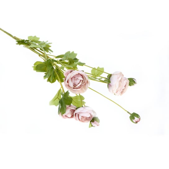 Kamelia mini sztuczna gałązka biała różowa 82cm ABC