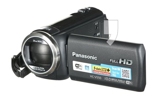 Kamera cyfrowa PANASONIC HC-V550EP-K, czarna Panasonic