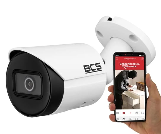 Kamera do monitoringu domu BCS-TIP3501IR-E-V 5Mpx Analiza Aplikacja IR30 WDR PoE Inna marka
