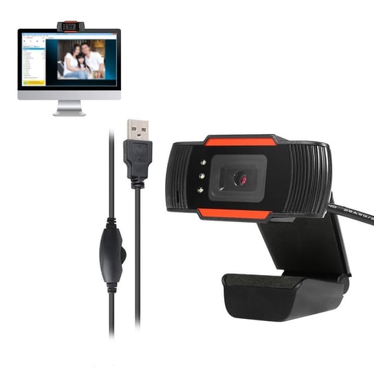 Kamera internetowa WebCam A870 z mikrofonem (Czarna) Strado