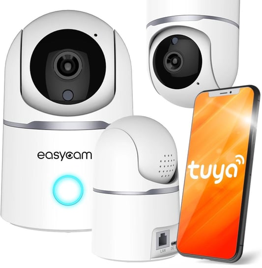 Kamera Ip Easycam Obrotowa Wewnętrzna Wifi Tuya 2Mp Ec-2Pt6Ir Inna marka