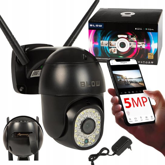 Kamera Obrotowa Wifi Ip Zewnętrzna 5Mpx Blow Ptz Inna marka