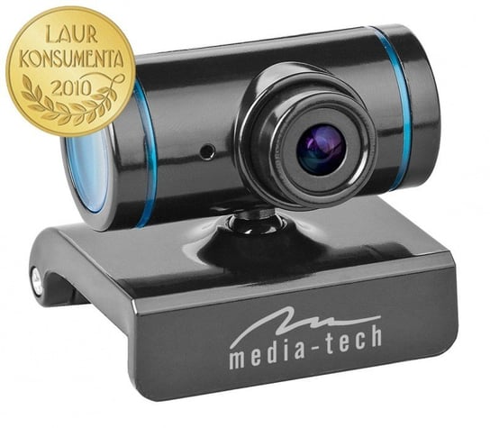 Kamera PC VGA Media-Tech, mikrofon czarno-niebieska MT4029B Media-Tech