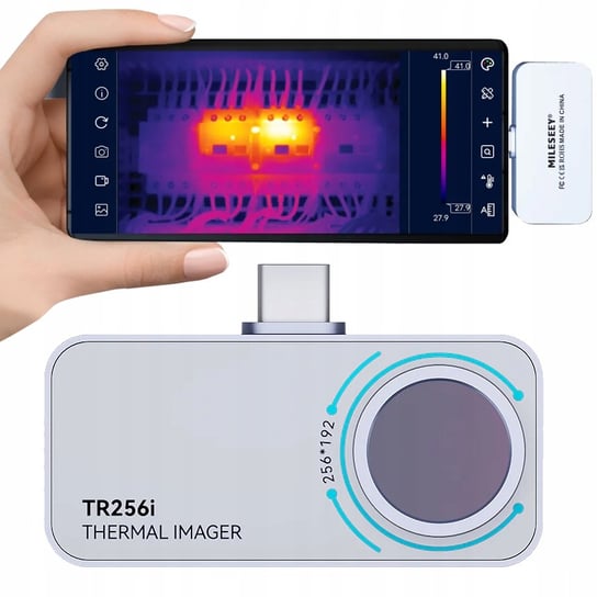 KAMERA TERMOWIZYJNA USB-C POD TELEFON Aplikacja ANDROID DOKŁADNA -15 +600 Mileseey