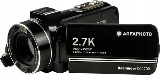 Kamera wideo Agfa Photo Realimove CC2700 2,7K Czarna + dodatkowy akumulator AGFAPHOTO