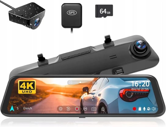 kamerka WOLFBOX G850 kamera na deskę rozdzielczą kamera cofania zestaw GPS Inna marka
