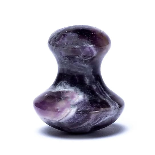 Kamień do masażu w kształcie grzyba z ametystu ANCIENT WISDOM