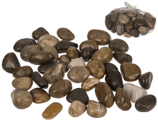 Kamienie Dekoracyjne w siatce 1kg Kamyki Naturalne Kolory Dekoracja Kemis - House of Gadgets