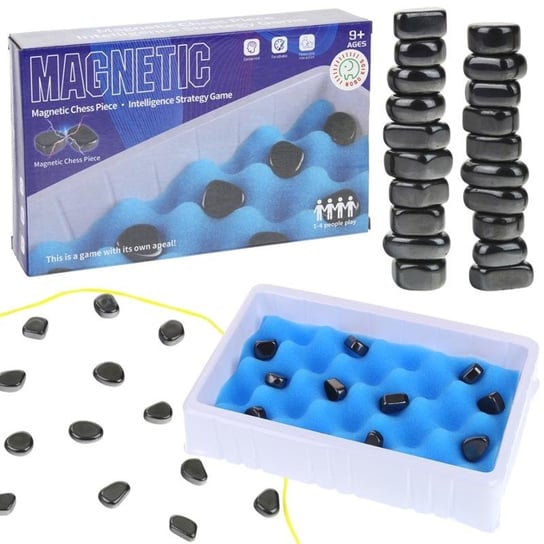 Kamienie Magnetyczne Szachy Strategiczna Magnetyczna Gra Planszowa Nobo Kids