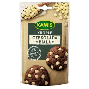 Kamis Krople z białej czekolady 100g Inna marka