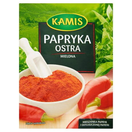 KAMIS Papryka Ostra Mielona 20 g Kamis