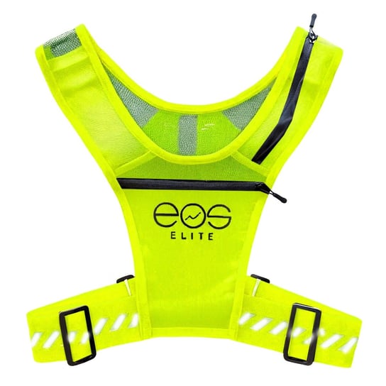 KAMIZELKA DO BIEGANIA ROWER ODBLASKOWA PLECAK KIESZENIE NA BUTELKĘ PREMIUM FLUO Inna marka
