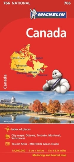 Kanada / Canada 2018. Mapa 1:4 000 000 Opracowanie zbiorowe