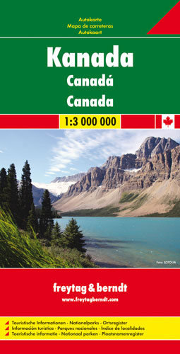 Kanada. Mapa 1:3 000 000 Opracowanie zbiorowe