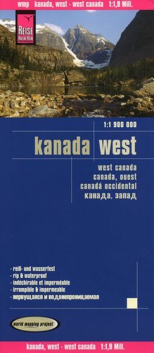 Kanada Zachodnia. Mapa 1:1 900 000 Opracowanie zbiorowe