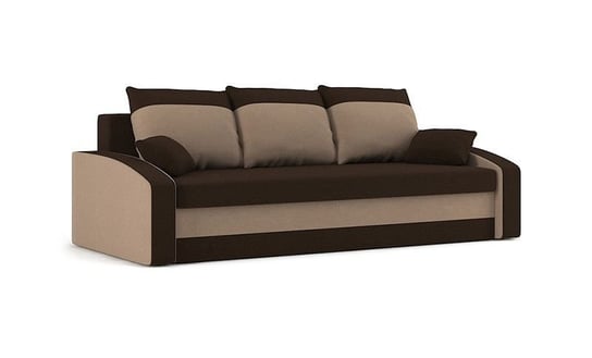 Kanapa Hewlet Rozkładana Sofa z Funkcją Spania, Brąz- Cappuccino Adams Group