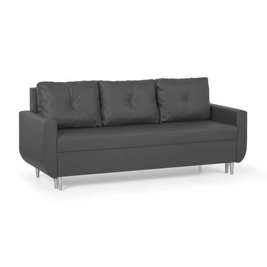 Kanapa sofa 3 os z funkcją spania RED ciemno szary wygodniej.pl