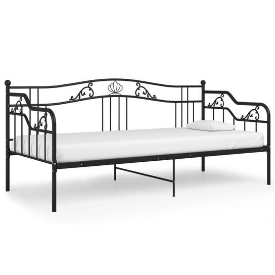 Kanapa-sofa łóżko, czarny, 206x95x91,5 cm Inna marka