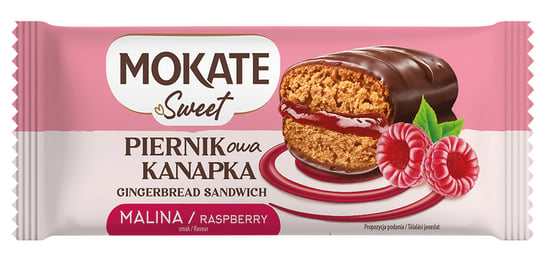 Kanapka Piernikowa Piernik Malinowy Mokate Raspberry Gingerbread 60g Inna marka