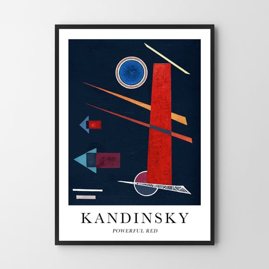Kandinsky Powerful red 50x70 cm Hog Studio