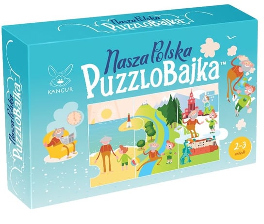 Kangur, puzzle, puzzlobajka Nasza Polska, 12 el. Kangur
