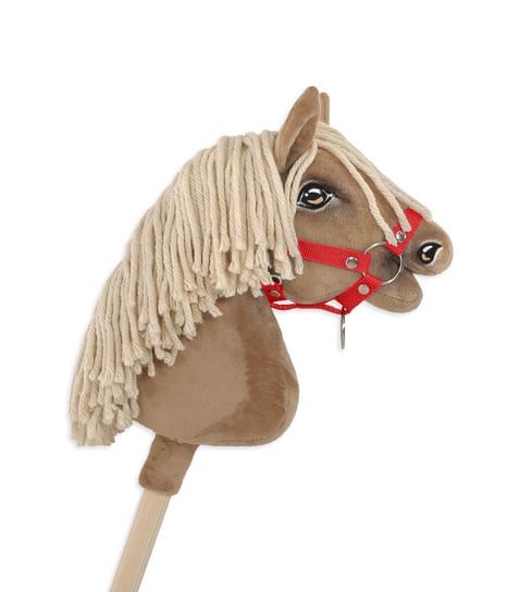 Kantar dla konia Hobby Horse A4 zapinany mały - czerwony Inna marka