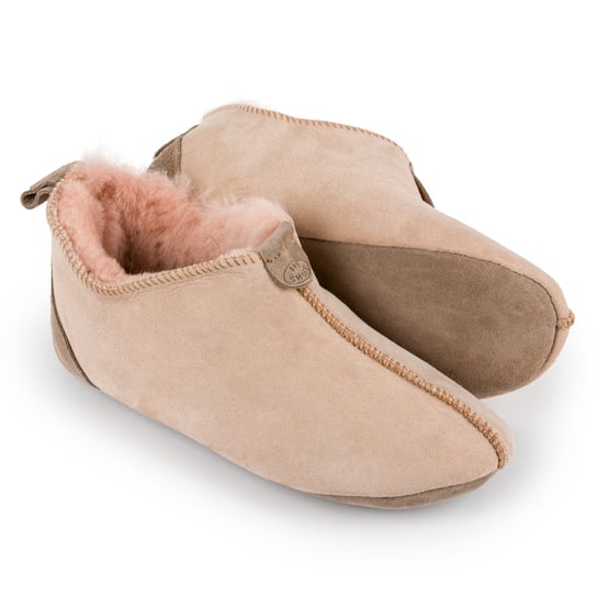 Kapcie Damskie różowe skóra naturalna r.39 Ire Shoes