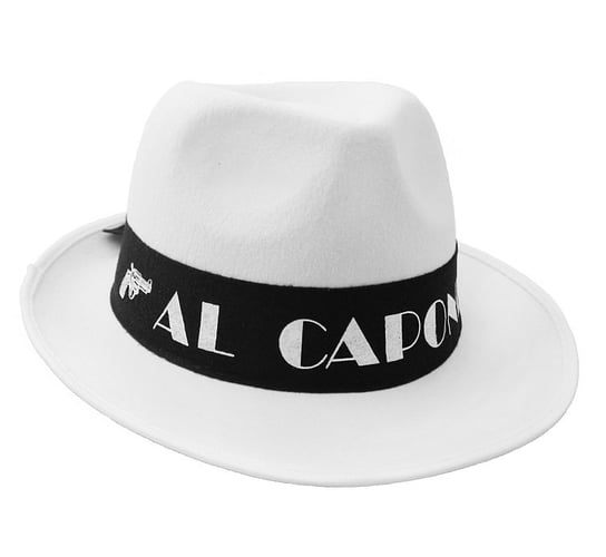 Kapelusz, Al Capone, biały GoDan
