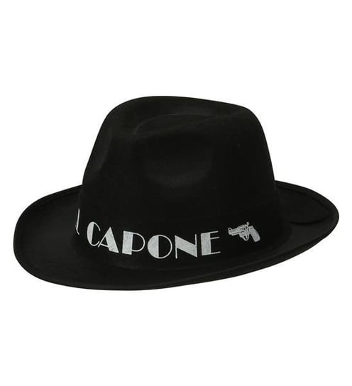 Kapelusz gangstera Al Capone, czarny Widmann