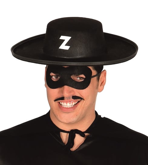 Kapelusz, Zorro, czarny Guirca