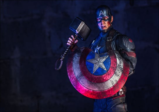 Kapitan Ameryka, Avengers Endgame Ver1 - plakat 80 / AAALOE Inna marka