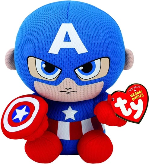 Kapitan Ameryka AVENGERS Marvel Maskotka Pluszak  TY 41189 Reg Captain America Inna marka