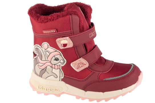 Kappa Flake II Tex K 261045K-2521, dla dziewczynki, buty zimowe, Czerwony Kappa