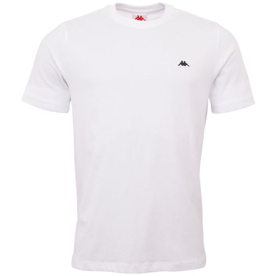 Kappa, Koszulka męska, Hauke 308010 11-0601, biały, rozmiar S Kappa