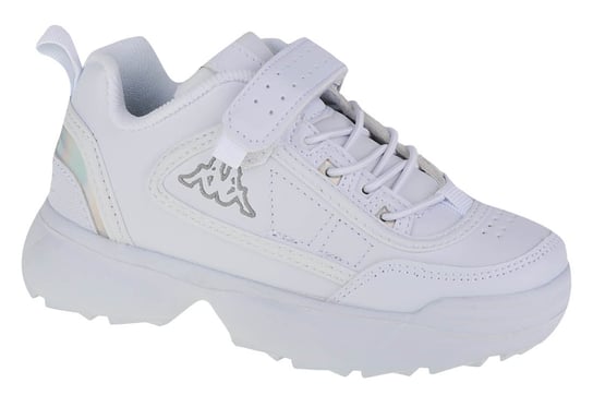 Kappa Rave GC K 260782GCK-1017 dziewczęce sneakersy, białe, rozmiar 28 Kappa