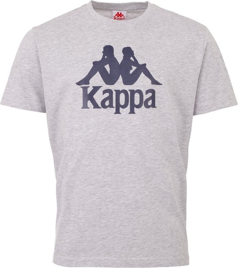Kappa, T-Shirt męski Caspar Regular Fit, 303910-15-4101M, Rozmiar XL, Szary Kappa