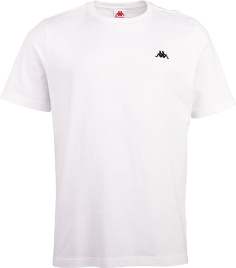 Kappa, T-shirt męski sportowy Regular Fit, 313002-11-0601, Rozmiar M, Biały Kappa