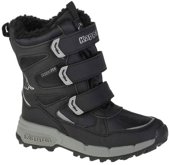 Kappa Vipos Tex K 260902K-1115, dla chłopca, buty zimowe, Czarne Kappa