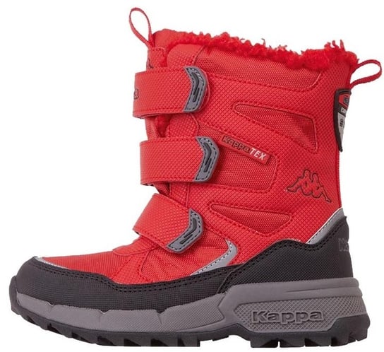 Kappa Vipos Tex T 260902T-2011, dla chłopca, buty zimowe, Czerwony Kappa