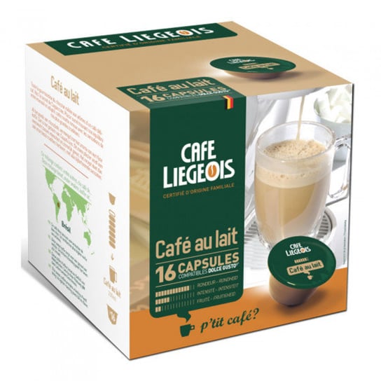 Kapsułki Café Liégeois „Café au lait”, 16 szt. Cafe Liegeois