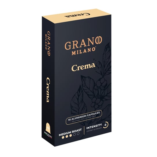 Kapsułki do ekspresów Nespresso* GRANO MILANO Crema 10 szt /Grano Milano Grano Milano
