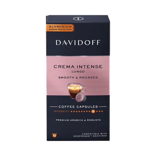 Kapsułki do ekspresu DAVIDOFF Nespresso Crema Intense Lungo 10 szt Davidoff