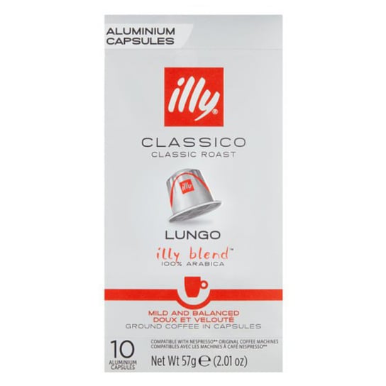 Kapsułki do ekspresu ILLY Classico Lungo Nespresso 10 sztuk Illy