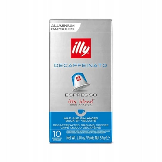 Kapsułki Do Ekspresu Illy Decaffeinato Espresso Nespresso 10 Sztuk Illy